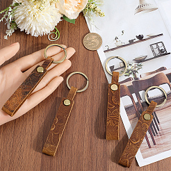 Leather Keychain&nbsp;KEYC-WH20002-05B-01