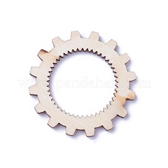 Undyed Wood Steampunk Pendants&nbsp;WOOD-I004-34