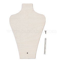 Vase Shaped MDF & Iron Pendant Necklace Jewely Display Stands&nbsp;NDIS-G008-01B-02