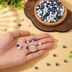 120Pcs 6 Colors Handmade Porcelain Beads&nbsp;PORC-TA0001-21