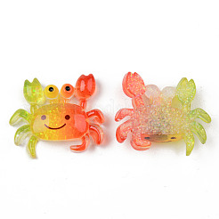 Rainbow Resin Cabochons&nbsp;X-CRES-N024-40