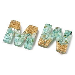 Transparent Epoxy Resin Pendants&nbsp;CRES-YW0002-13M