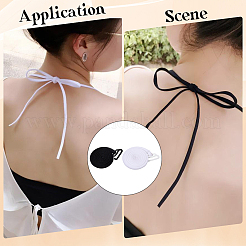 10 Pairs 2 Colors Nylon Non-slip Bra Straps&nbsp;FIND-CY0001-28