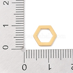 Golden Plated 304 Stainless Steel Charms&nbsp;STAS-K286-03D-G