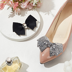 Bowknot Rhinestone Shoe Decoration&nbsp;DIY-WH0430-522C