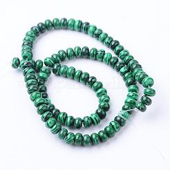 Synthetic Malachite Bead Strands&nbsp;G-R403-4x6-11