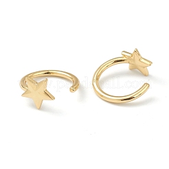 Brass Cuff Earrings&nbsp;EJEW-L234-032G
