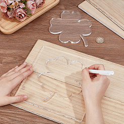 Transparent Acrylic Templates&nbsp;DIY-WH0683-68