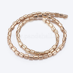 Non-magnetic Synthetic Hematite Beads Strands&nbsp;G-P338-18B-6x9mm-MKCG