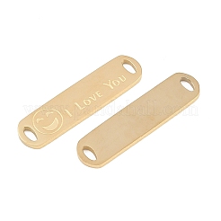 304 Stainless Steel Connector Charms&nbsp;STAS-P445-05G