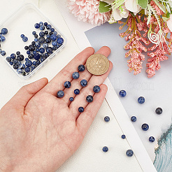 3 Strands 3 Styles Natural Sodalite Beads Strands&nbsp;G-OC0004-58