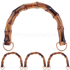 4Pcs Resin Imitation Bamboo Bag Handles&nbsp;DIY-BBC0002-91B