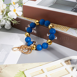 1Pc Zinc Alloy & Silicone Mobile Phone Straps&nbsp;HJEW-PA0001-01B