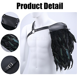 PU Leather & Feather Fencing Sheath&nbsp;AJEW-WH0314-233