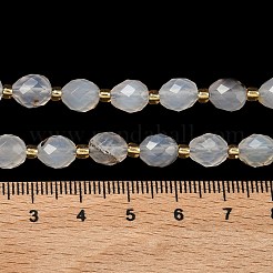 Natural Dendritic Agate Beads Strands&nbsp;G-F809-A53-01