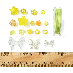 DIY Acrylic & ABS Plastic Imitation Pearl Beads Bracelets Jewelry Making Kits&nbsp;DIY-FS0006-24A