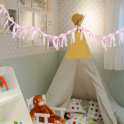 Cloth Bowknot Garland&nbsp;AJEW-WH20064-76F