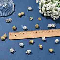 10 Bags Alloy Rhinestone Magnetic Clasps&nbsp;RB-FS0001-08S