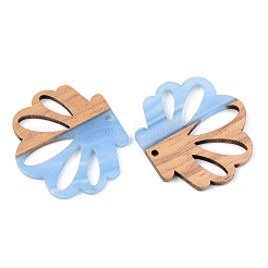Resin & Walnut Wood Pendants&nbsp;RESI-S389-047A