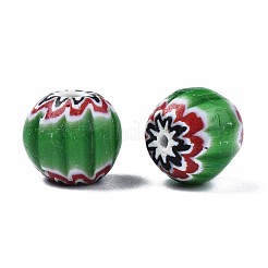 Handmade Millefiori Lampwork Beads&nbsp;LAMP-S197-004