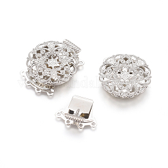 Brass Box Clasps&nbsp;KK-L053-03P