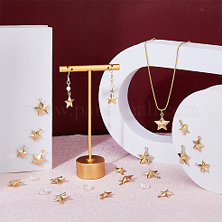 40Pcs 2 Style Brass Pendants&nbsp;KK-HY0003-38