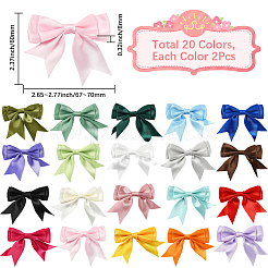 40Pcs 20 Colors Handmade Polyester Costume Accessories&nbsp;DIY-SP0004-83
