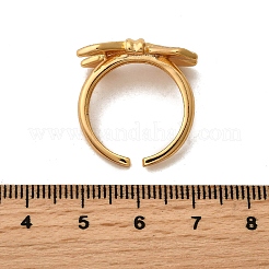 Brass Adjustable Cuff Open Rings for Women&nbsp;LS-RJEW-Z097-03G-02