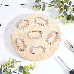 10Pcs Zinc Alloy Spring Gate Rings&nbsp;PALLOY-GF0001-03