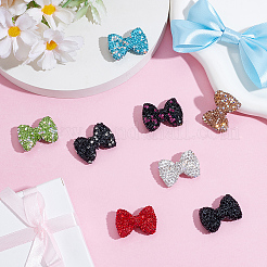 8Pcs 8 COlors Polymer Clay Rhinestone Beads&nbsp;RGLA-ME0001-01
