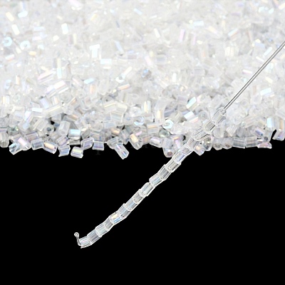 Two Cut Glass Seed Beads&nbsp;X-CSDBTC01-1
