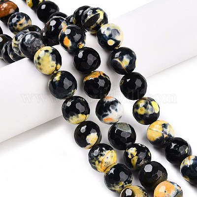Dyed Natural Agate Beads Strands&nbsp;G-T141-01A-02-1