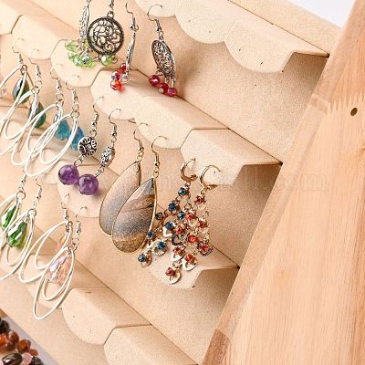 Wood Earring Displays&nbsp;EDIS-E024-01B-1
