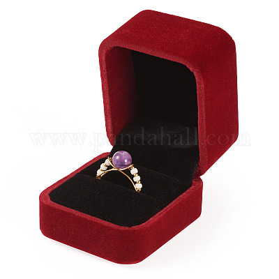 Velvet Ring Boxes&nbsp;CON-TAC0006-10C-1