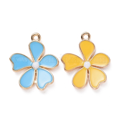Alloy Enamel Pendants&nbsp;ENAM-R058-01-1