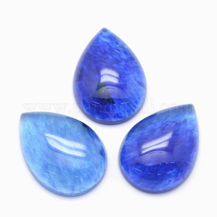 Watermelon Stone Glass Cabochons&nbsp;G-E491-B-15-1