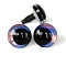 Plastic Doll Eye for Doll Makings, Lavender, 12mm