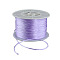 Nylon Satin Rattail Cords, Beading Threads for Bracelet Jewelry Making Chinese Knot Macrame Craft, Lilac, 1mm, 100yards/roll