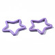 Spray Painted Iron Key Snap Hook Clasps for Keychains&nbsp;KEYC-S255-002-5