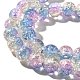 Crackle Glass Beads Strands&nbsp;CCG-C002-8mm-09-3