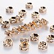 Brass Rhinestone Spacer Beads&nbsp;X-RB-A014-Z8mm-01LG-NF-1