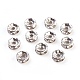 Brass Rhinestone Spacer Beads&nbsp;X-RB-A014-Z6mm-01P-1