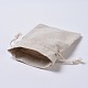 Burlap Drawable Pouches&nbsp;ABAG-E001-02-3