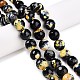 Dyed Natural Agate Beads Strands&nbsp;G-T141-01A-02-2