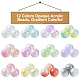 12 Colors Opaque Acrylic Beads&nbsp;OACR-FS0001-70-2