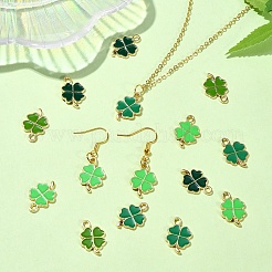20Pcs 4 Styles Rack Plating Alloy Enamel Pendants&nbsp;FIND-YW0004-75