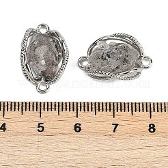 Natural Quartz Connector Charms&nbsp;G-C172-05P