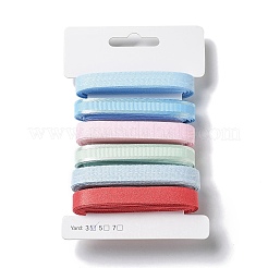 18 Yards 6 Colors Polyester Ribbon&nbsp;SRIB-C001-B11