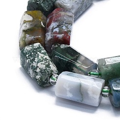 Natural Moss Agate Beads Strands&nbsp;G-K245-I05-B01