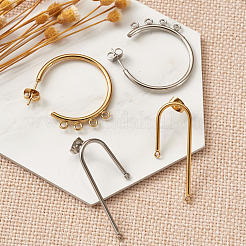 304 Stainless Steel Stud Earring Findings&nbsp;STAS-TA0004-66